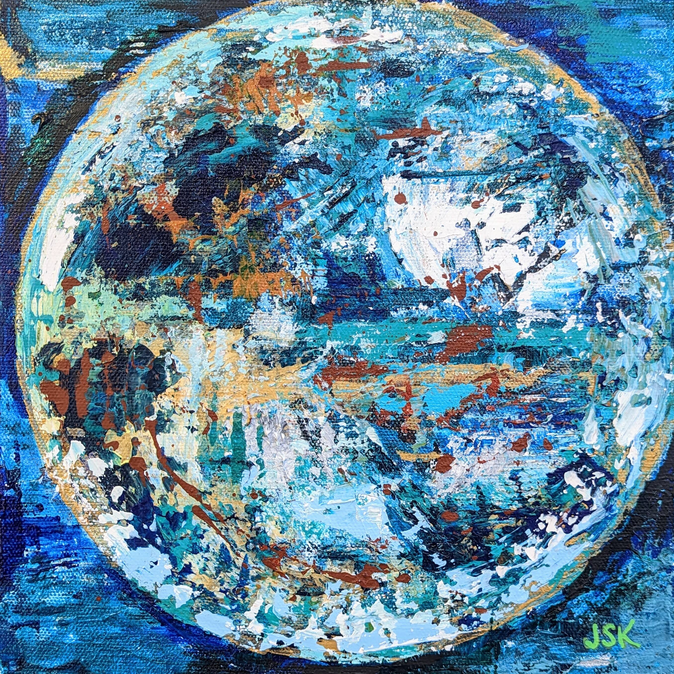 Globe 2 — painting by Jamie Kendrioski