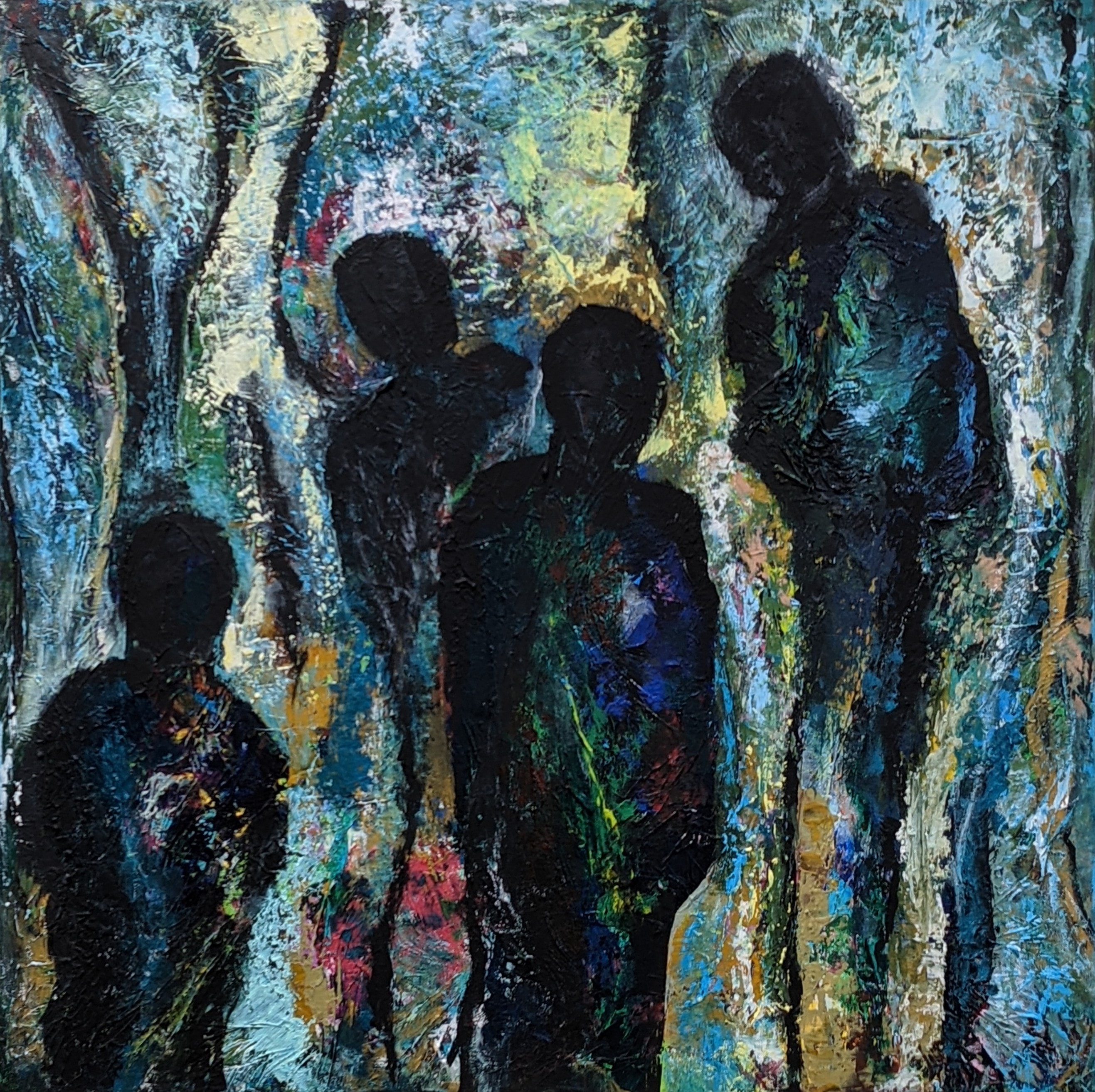 Emerging from the Shadows — painting by Jamie Kendrioski