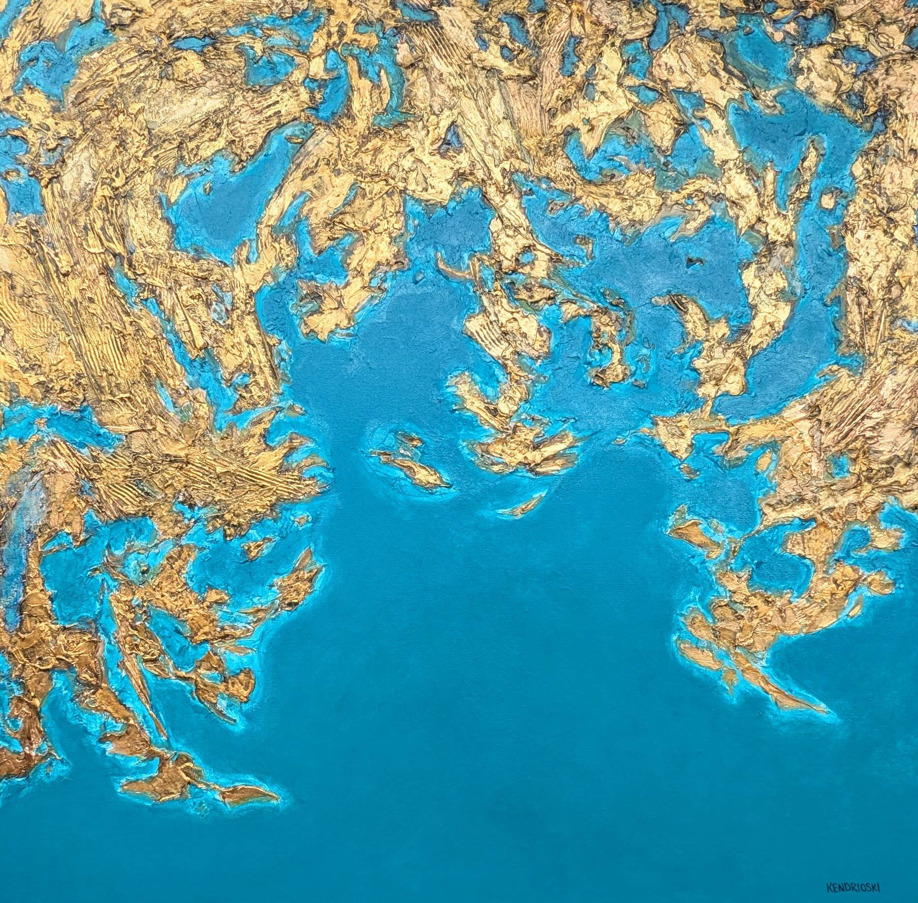 Gilded Coast 1 — painting by Jamie Kendrioski