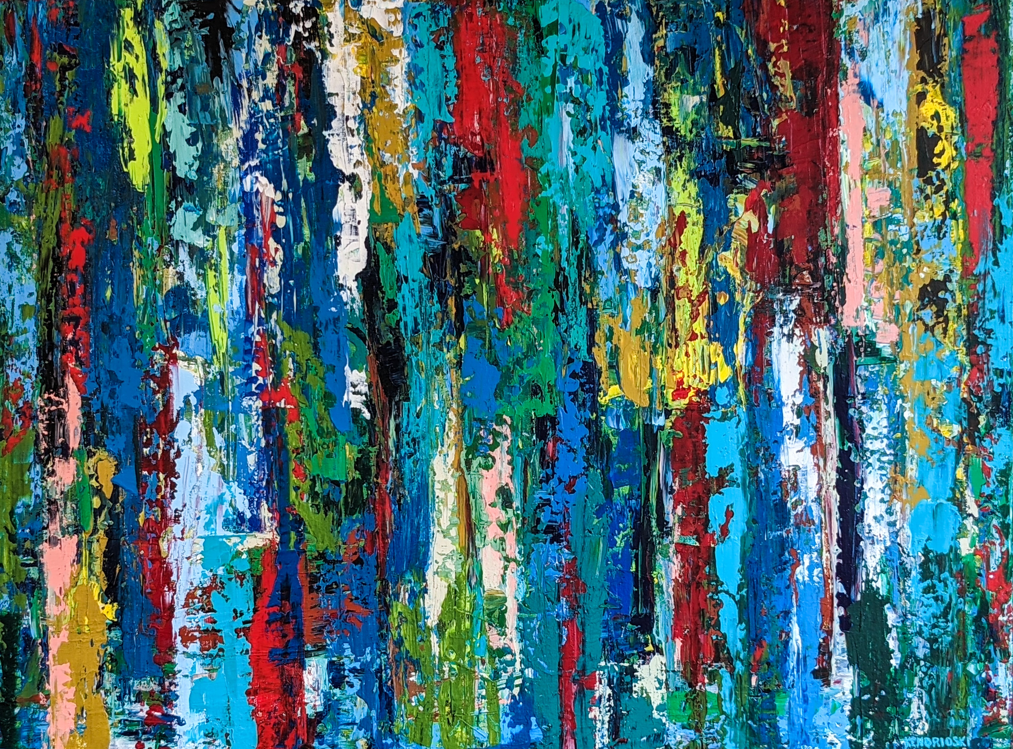Vibrant Decay — painting by Jamie Kendrioski