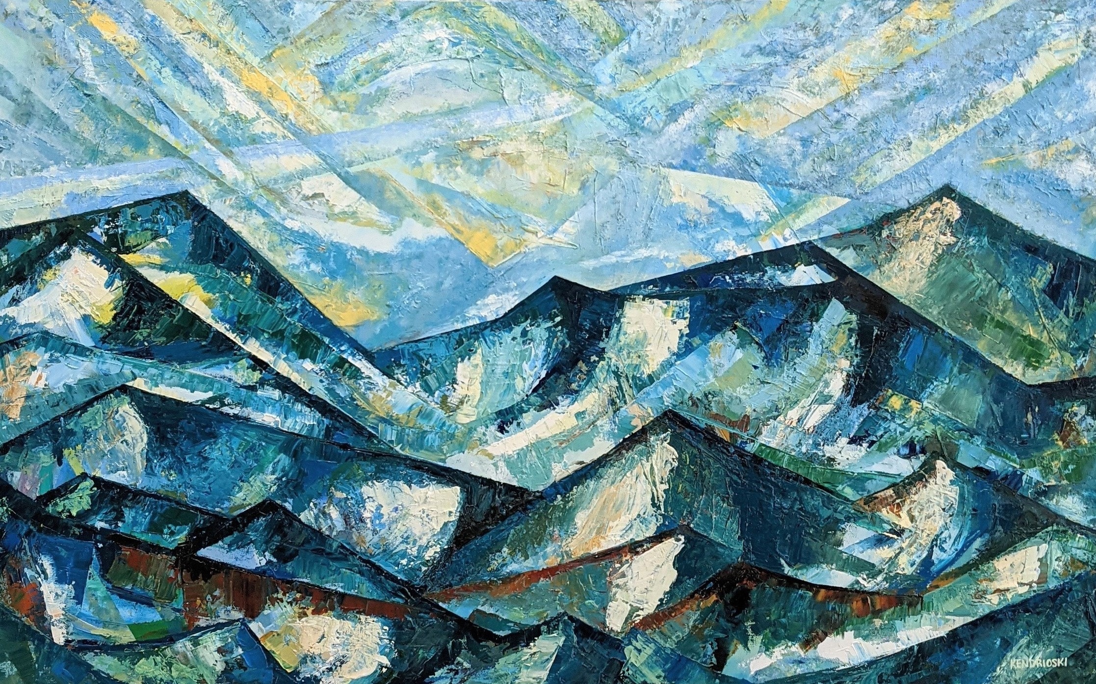 Mountain Splendor — painting by Jamie Kendrioski