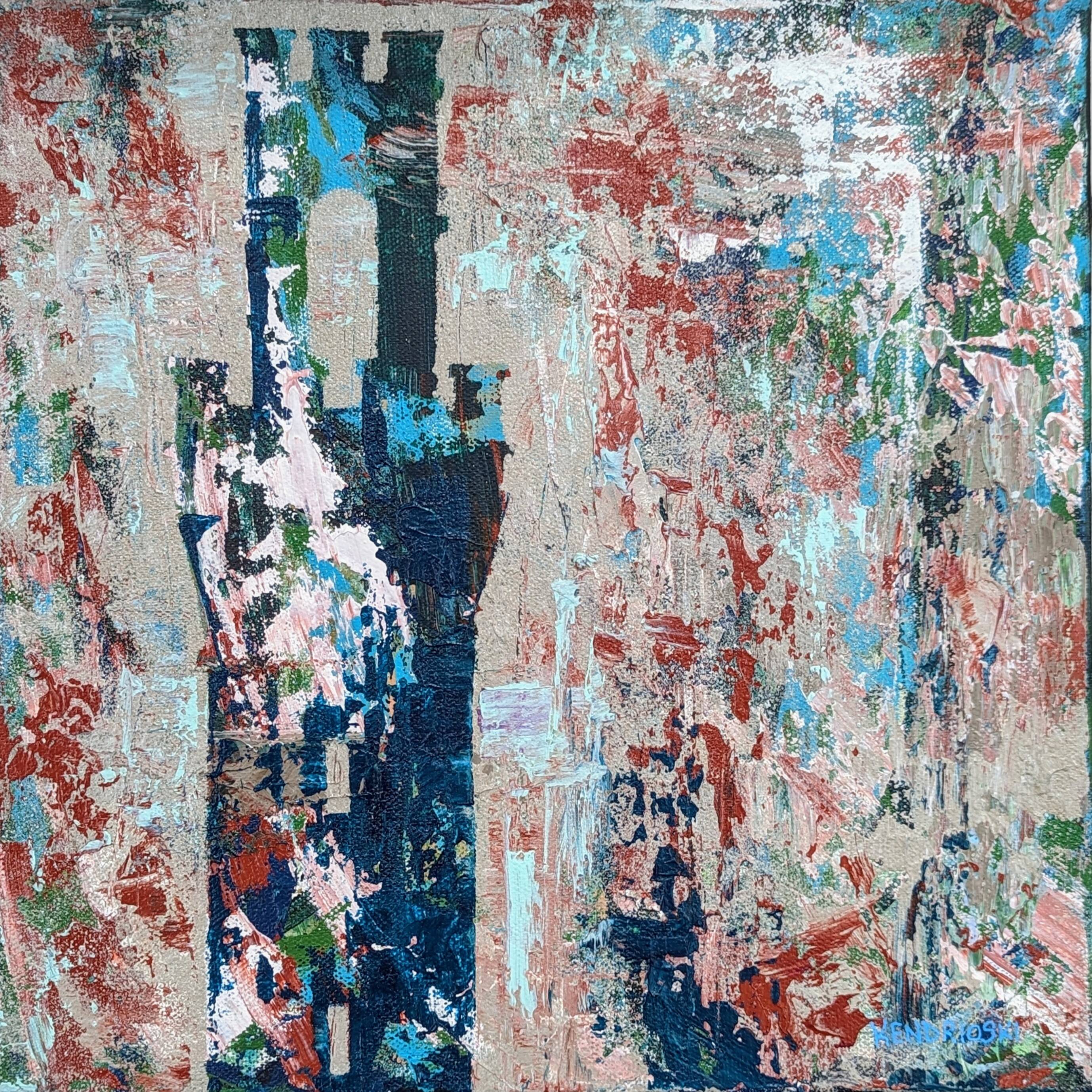 Pilgrim monument 1 — painting by Jamie Kendrioski