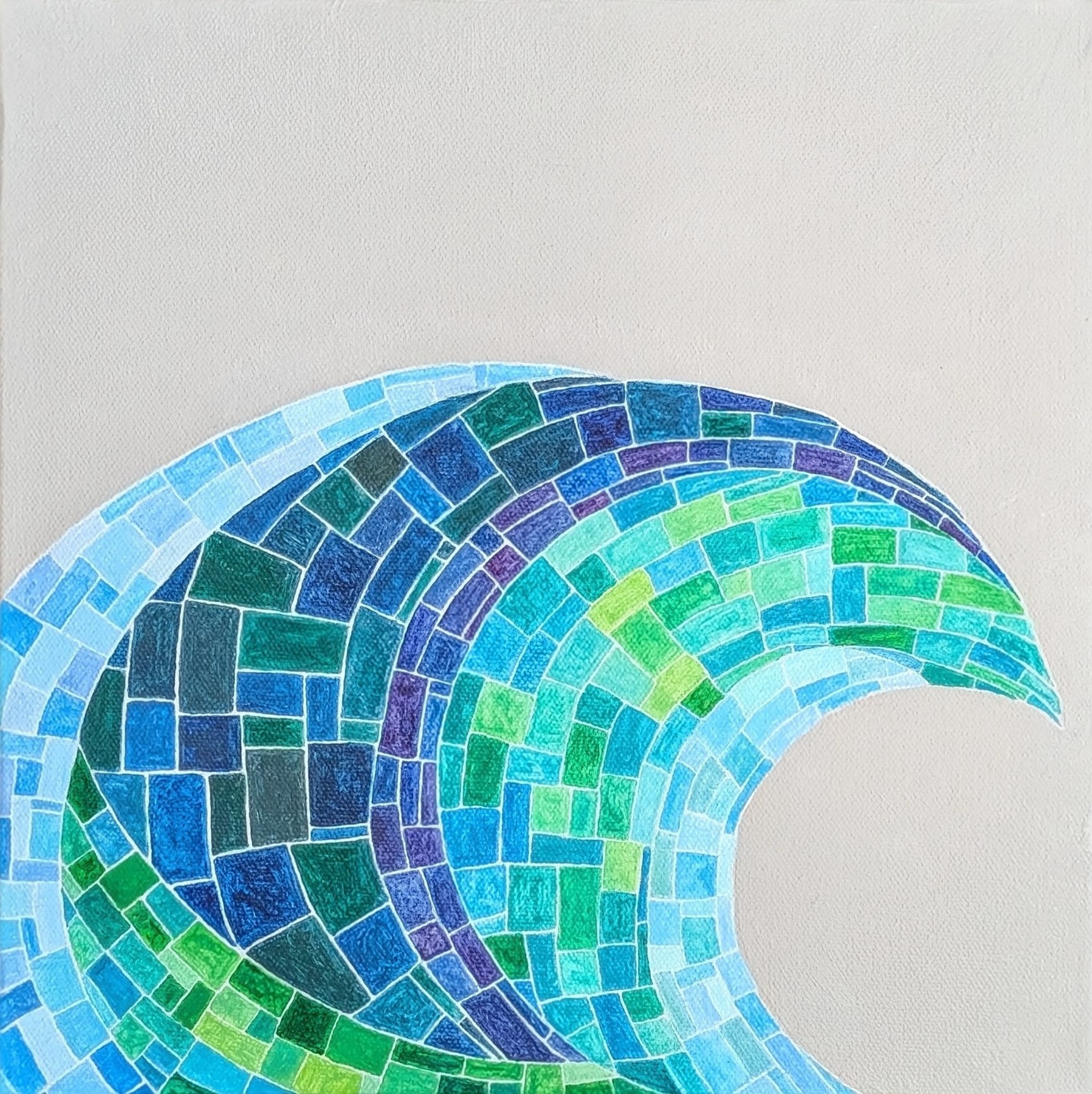 Wave — painting by Jamie Kendrioski
